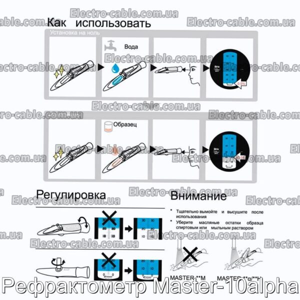 Рефрактометр Master-10alpha - фотография № 2.