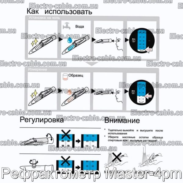 Рефрактометр Master-4pm – фотографія №1.