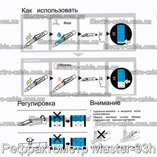 Рефрактометр Master-93h - фотография № 2.