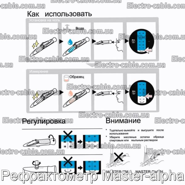 Рефрактометр Master-alpha - фотография № 1.