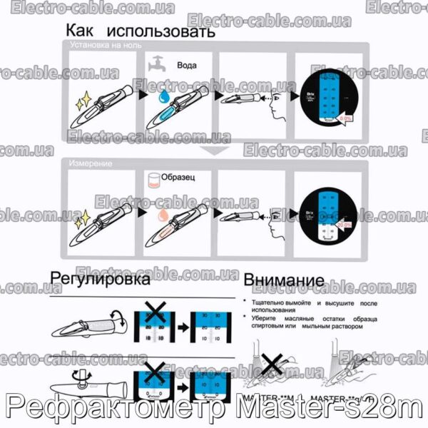 Рефрактометр Master-s28m - фотография № 1.