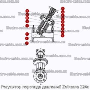 Регулятор перепада давлений Zetkama 224a - фотография № 2.