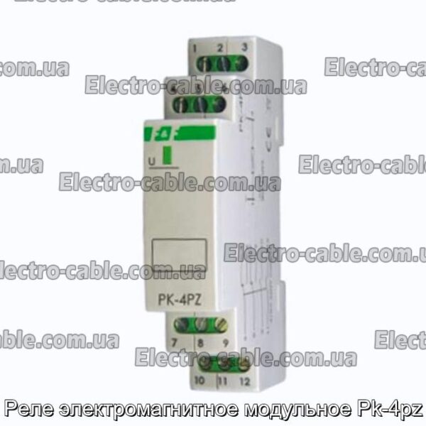 Реле электромагнитное модульное Pk-4pz - фотография № 1.