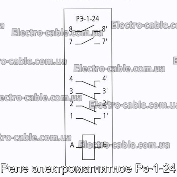 Реле электромагнитное Рэ-1-24 - фотография № 3.