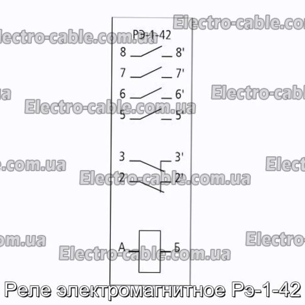 Реле электромагнитное Рэ-1-42 - фотография № 3.