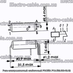 Реле электромагнитный слаботочный РЭС55А РС4.569.600-08.02 - фотография № 1.