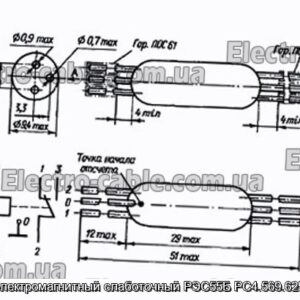 Реле электромагнитный слаботочный РЭС55Б РС4.569.625-06.01 - фотография № 1.