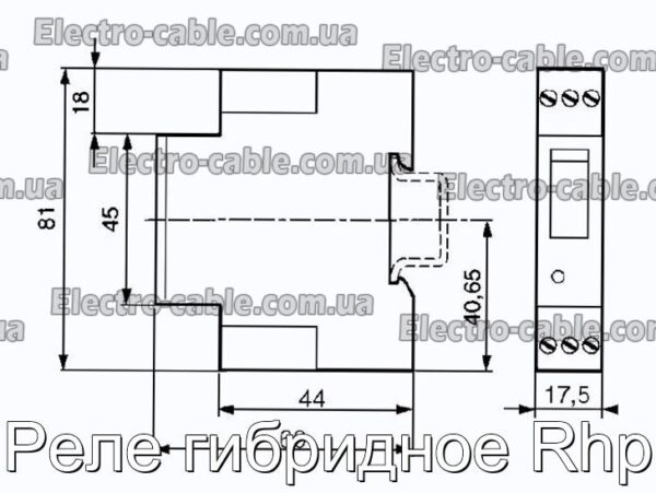 Реле гибридное Rhp - фотография № 1.