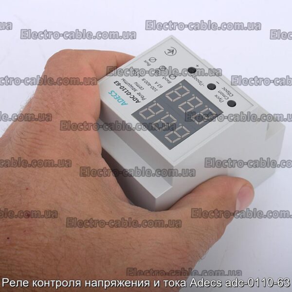 Реле контроля напряжения и тока Adecs adc-0110-63 - фотография № 1.