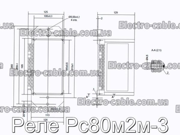 Реле Рс80м2м-3 – фотографія №3.