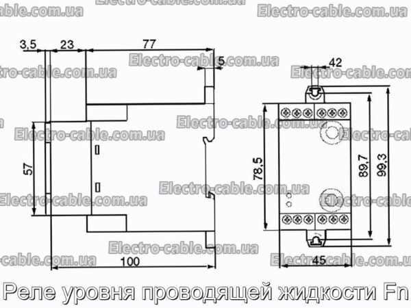 Реле уровня проводящей жидкости Fn - фотография № 1.