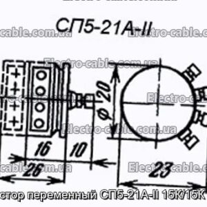 Резистор переменный СП5-21А-II 15К/15К 0.5% - фотография № 1.
