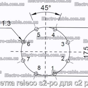 Розетка releco s2-po для с2 реле - фотография № 1.