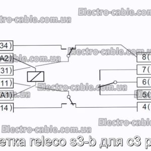 Розетка releco s3-b для с3 реле - фотография № 2.