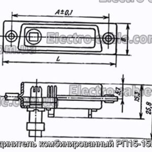 Роз&#39;єм комбінованого RP15-15SHV - Фотографія № 1.