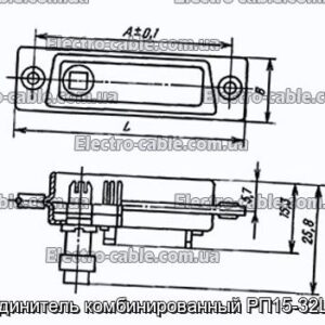 Роз&#39;єм комбінованого RP15-32SHV - Фотографія № 1.