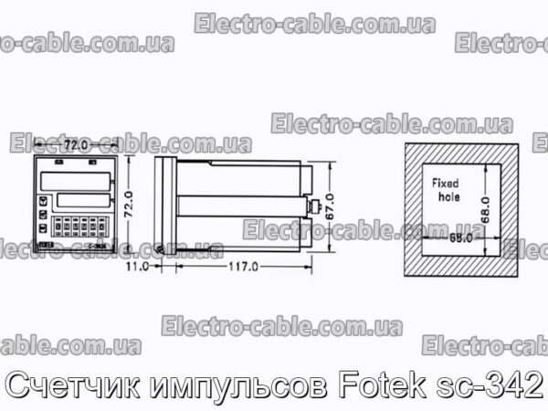 Счетчик импульсов Fotek sc-342 - фотография № 5.