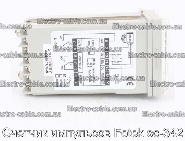 Счетчик импульсов Fotek sc-342 - фотография № 6.