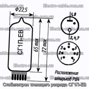 Стабилитрон тлеющего разряда СГ1П-ЕВ - фотография № 1.