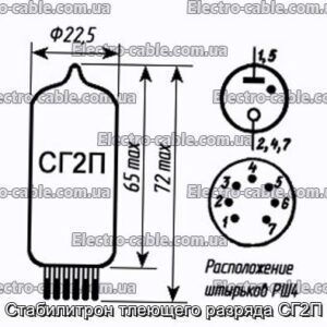 Стабилитрон тлеющего разряда СГ2П - фотография № 1.