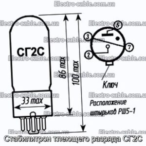 Стабилитрон тлеющего разряда СГ2С - фотография № 1.