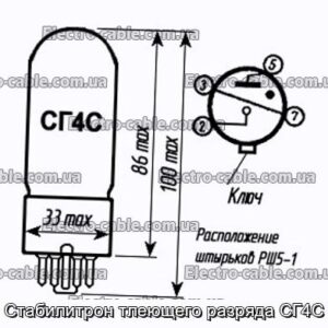 Стабилитрон тлеющего разряда СГ4С - фотография № 1.