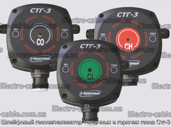 Шлейфовый газосигнализатор токсичных и горючих газов Стг-3 - фотография № 1.