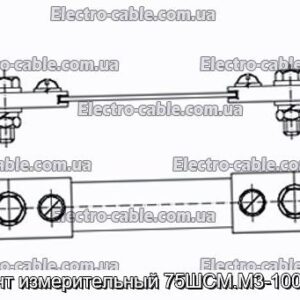 Шунт вимірювальний 75ШСМ.М3-100-0.5 - фотографія №1.