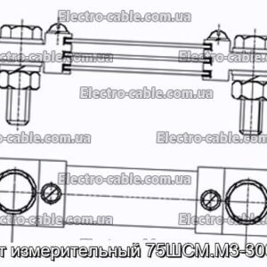 Шунт вимірювальний 75ШСМ.М3-300-0.5 - фотографія №1.
