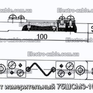 Шунт измерительный 75ШСМ3-10-0.5 - фотография № 1.