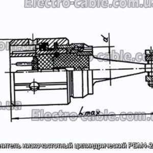 Соединитель низкочастотный цилиндрический РБМ4-24-1Г7В - фотография № 1.