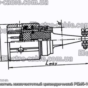 Соединитель низкочастотный цилиндрический РБМ5-19-2Г7В - фотография № 1.