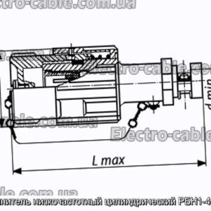 Соединитель низкочастотный цилиндрический РБН1-4-5Г4-В - фотография № 1.