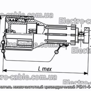 Соединитель низкочастотный цилиндрический РБН1-5-19Г3-В - фотография № 1.