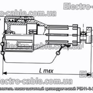 Соединитель низкочастотный цилиндрический РБН1-6-26Г3-В - фотография № 1.