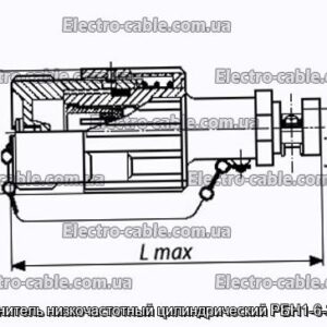 Соединитель низкочастотный цилиндрический РБН1-6-26Г4-В - фотография № 1.