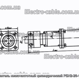 Соединитель низкочастотный цилиндрический РБН2-26-18Ш2-В - фотография № 1.