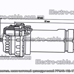 Соединитель низкочастотный цилиндрический РРМ46-102-1Г6А3-В - фотография № 1.