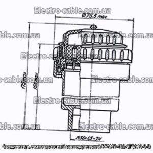З&#39;єднувач низькочастотний циліндричний РРМ47-102-2Г6А10-3-В - фотографія №1.