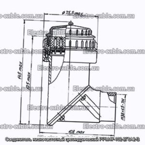 Соединитель низкочастотный цилиндрический РРМ47-102-2Г8А2-В - фотография № 1.