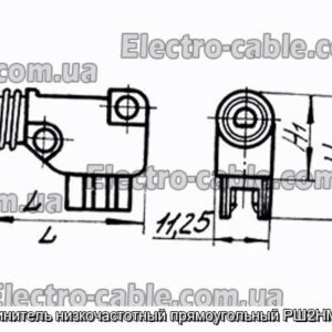 Соединитель низкочастотный прямоугольный РШ2НМ-1-30 - фотография № 1.