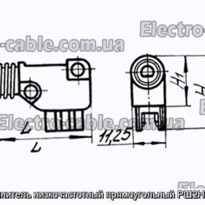 З&#39;єднувач низькочастотний прямокутний РШ2НП-1-30 - фотографія №1.