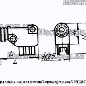 З&#39;єднувач низькочастотний прямокутний РШ2НП-1-6 - фотографія №1.