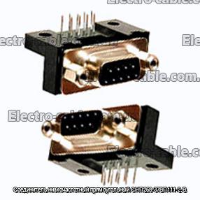 Соединитель низкочастотный прямоугольный СНП268-37ВП111-2-В - фотография № 1.