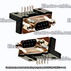 Соединитель низкочастотный прямоугольный СНП268-37ВП31-1-4-В - фотография № 1.