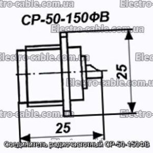 Соединитель радиочастотный СР-50-150ФВ - фотография № 1.