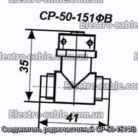 З&#39;єднувач радіочастотний СР-50-151ФВ - фотографія №1.