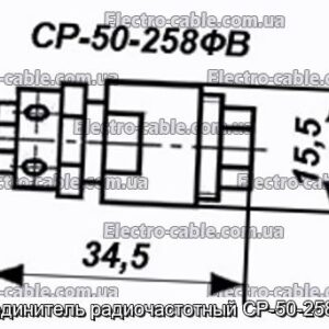 Соединитель радиочастотный СР-50-258ФВ - фотография № 1.