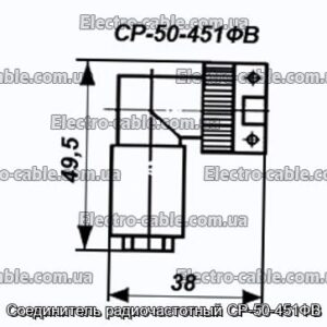 З&#39;єднувач радіочастотний СР-50-451ФВ - фотографія №1.