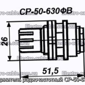 З&#39;єднувач радіочастотний СР-50-630ФВ - фотографія №1.